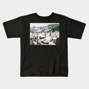 grandma moses - Early Springtime on the Farm Kids T-Shirt